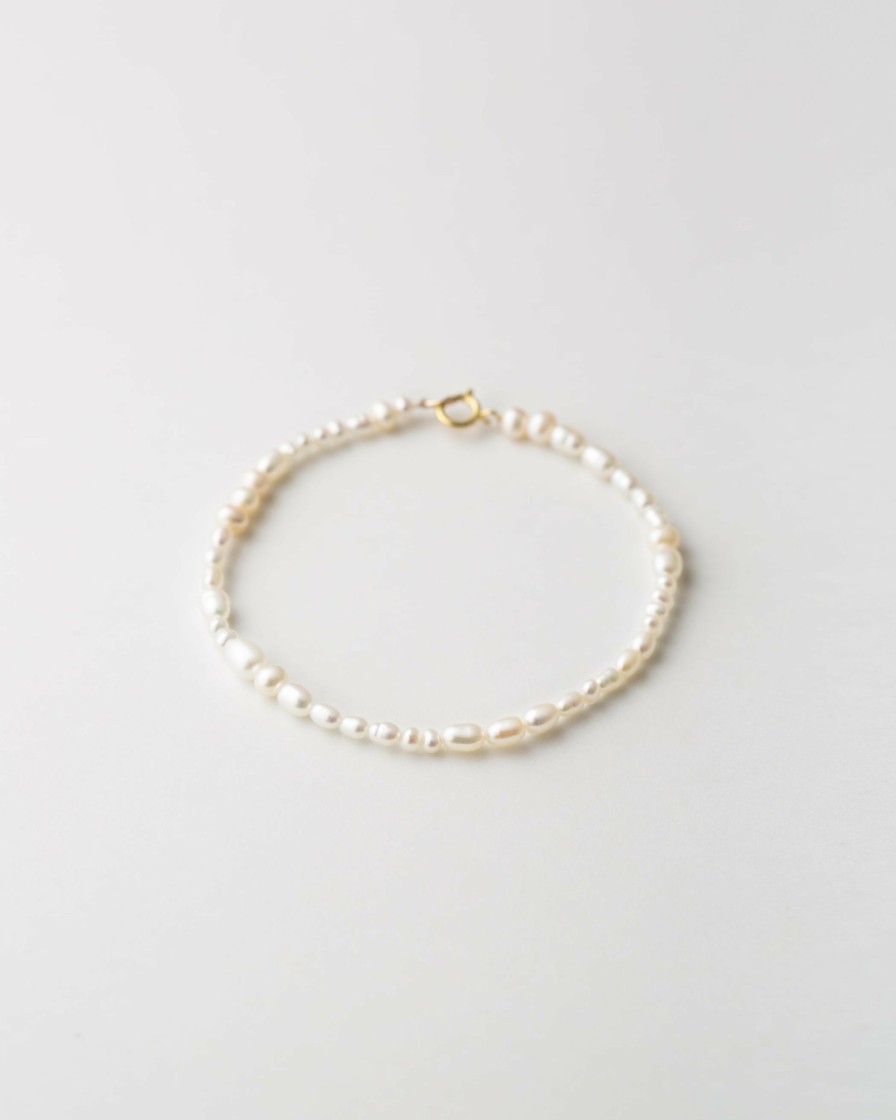 Categories GLDN | Organic Pearl Strand Bracelet