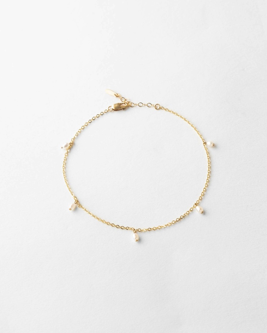 Categories GLDN | Pearl Droplet Anklet