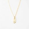 Categories GLDN | Dainty Gothic Initial Necklace