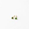 Categories GLDN | Emerald Green Solitaire Studs