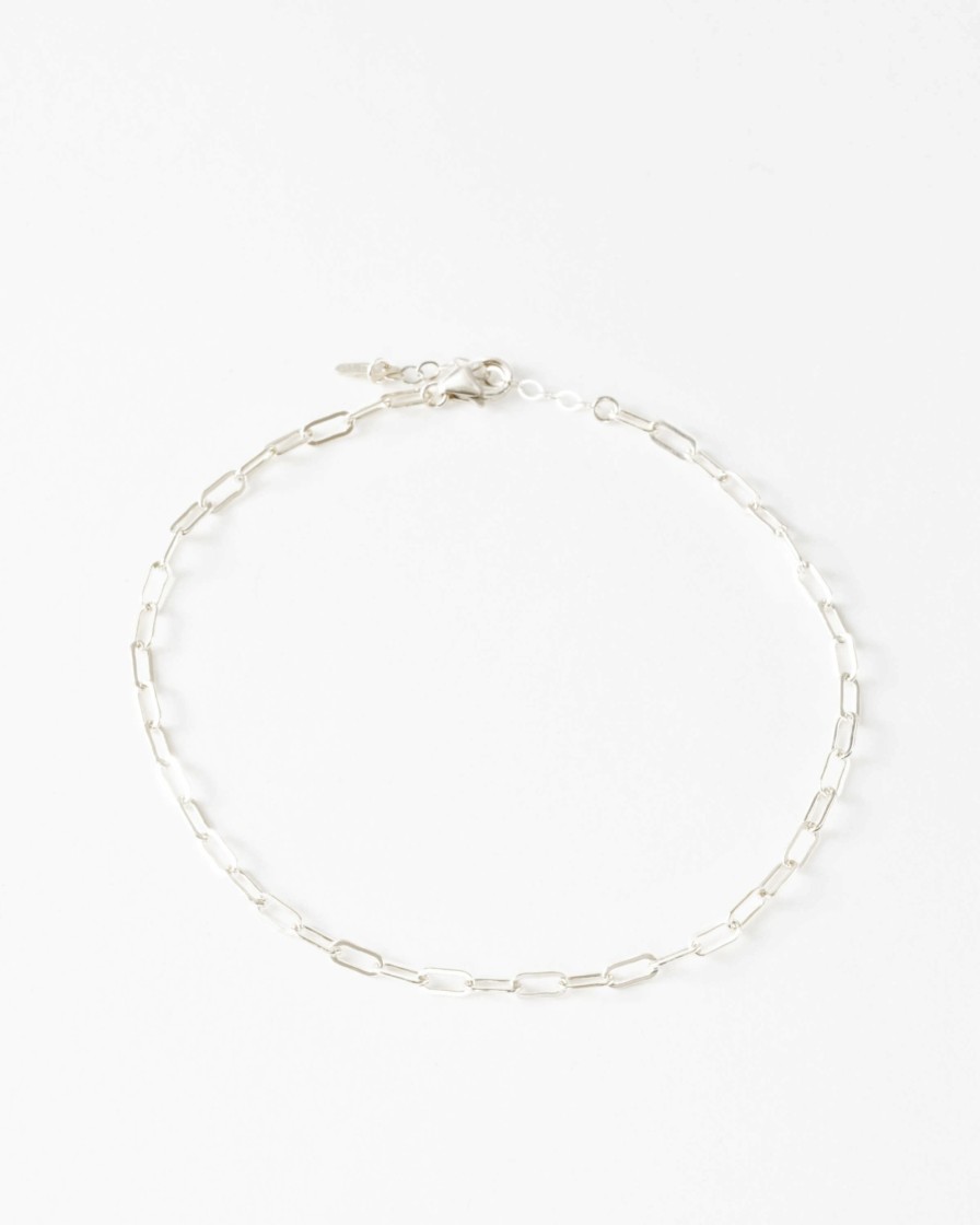 Categories GLDN | Small Paperclip Chain Anklet