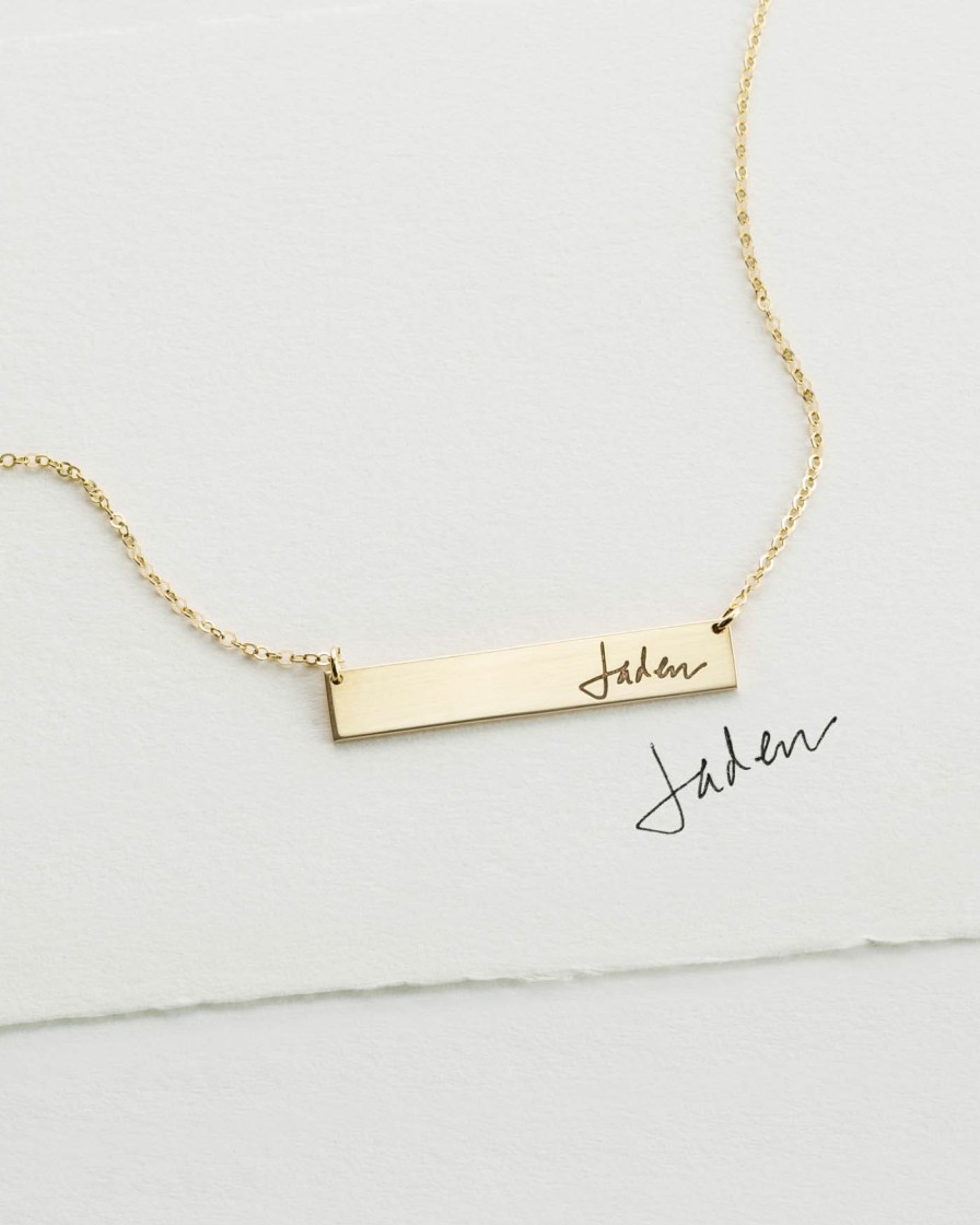 Categories GLDN | Handwriting Necklace