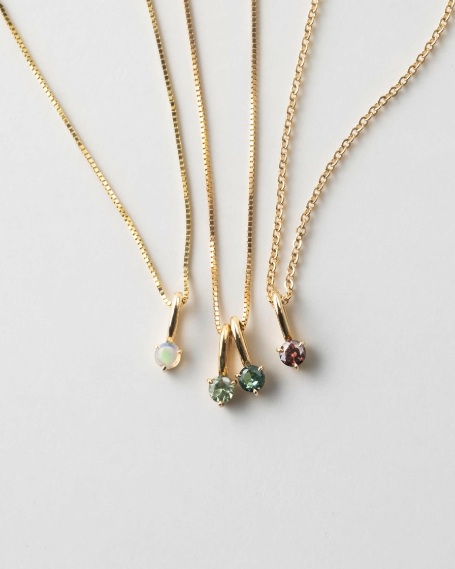 Categories GLDN | Solid Gold Aura Pendant Necklace