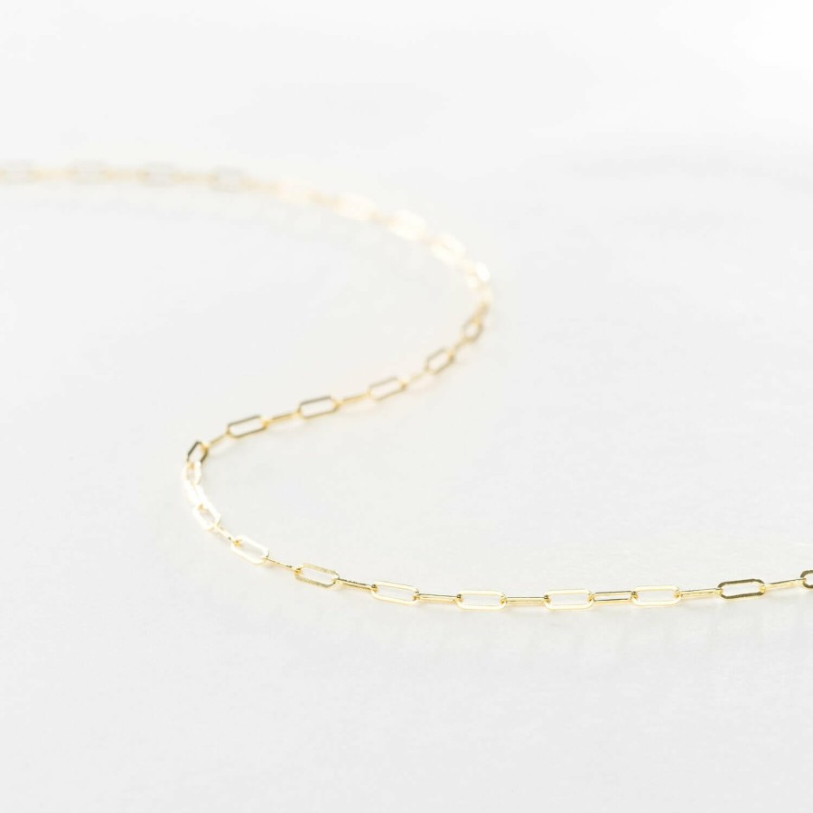 Categories GLDN | Dainty Paperclip Chain