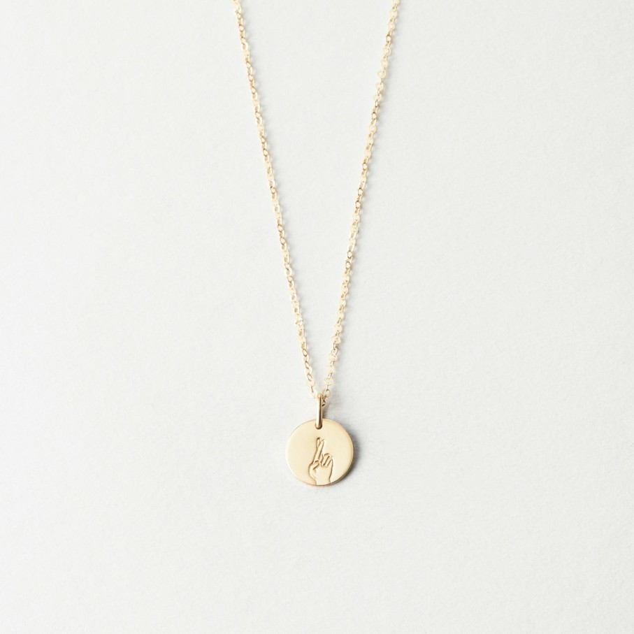 Categories GLDN | Fingers Crossed Necklace