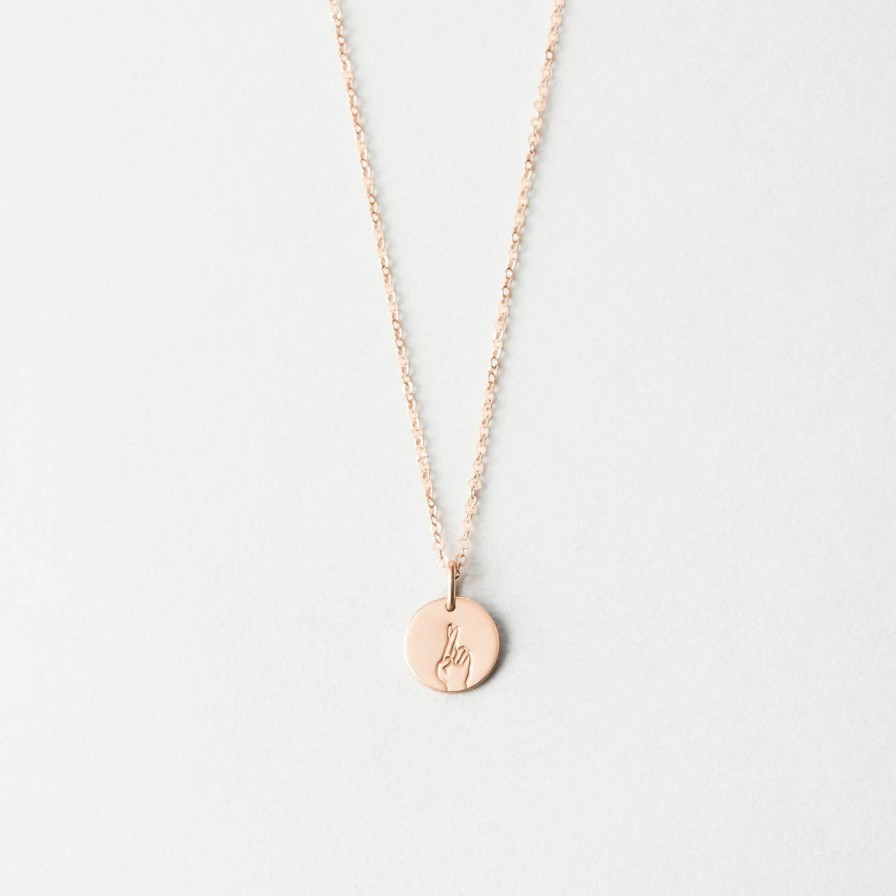 Categories GLDN | Fingers Crossed Necklace