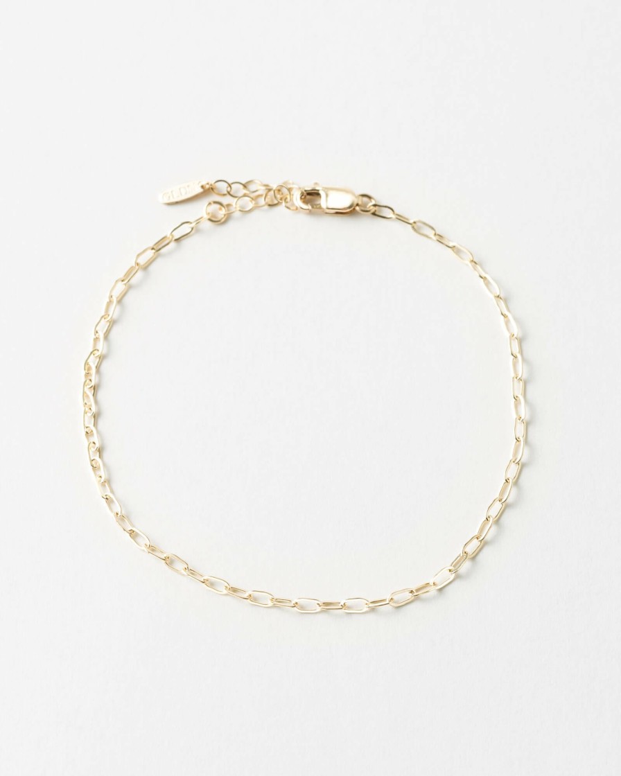 Categories GLDN | Mini Paperclip Chain Bracelet