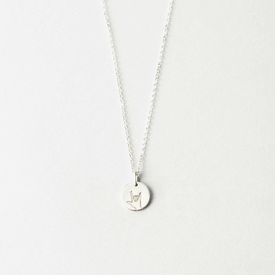 Categories GLDN | I Love You Asl Necklace