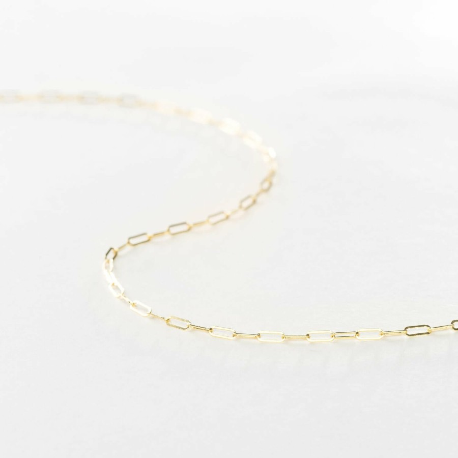 Categories GLDN | Dainty Paperclip Chain