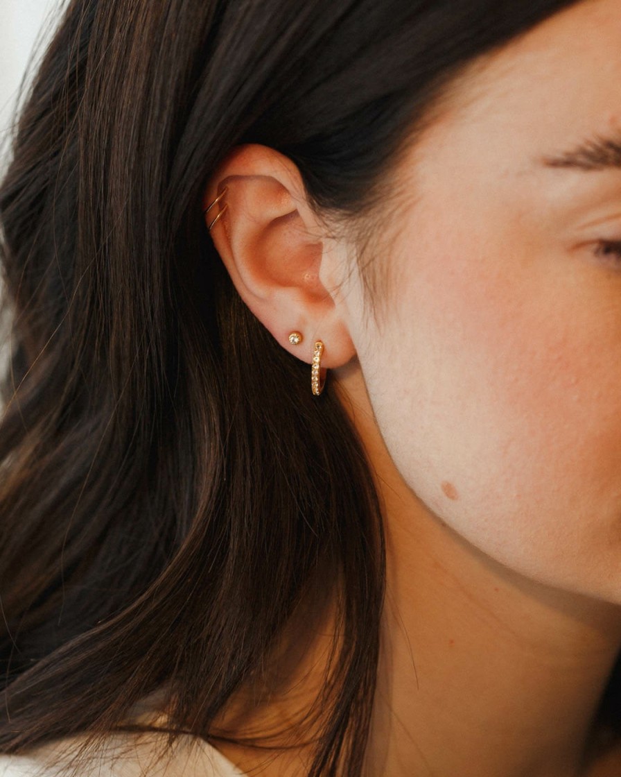 Categories GLDN | Soiree White Sapphire Studs